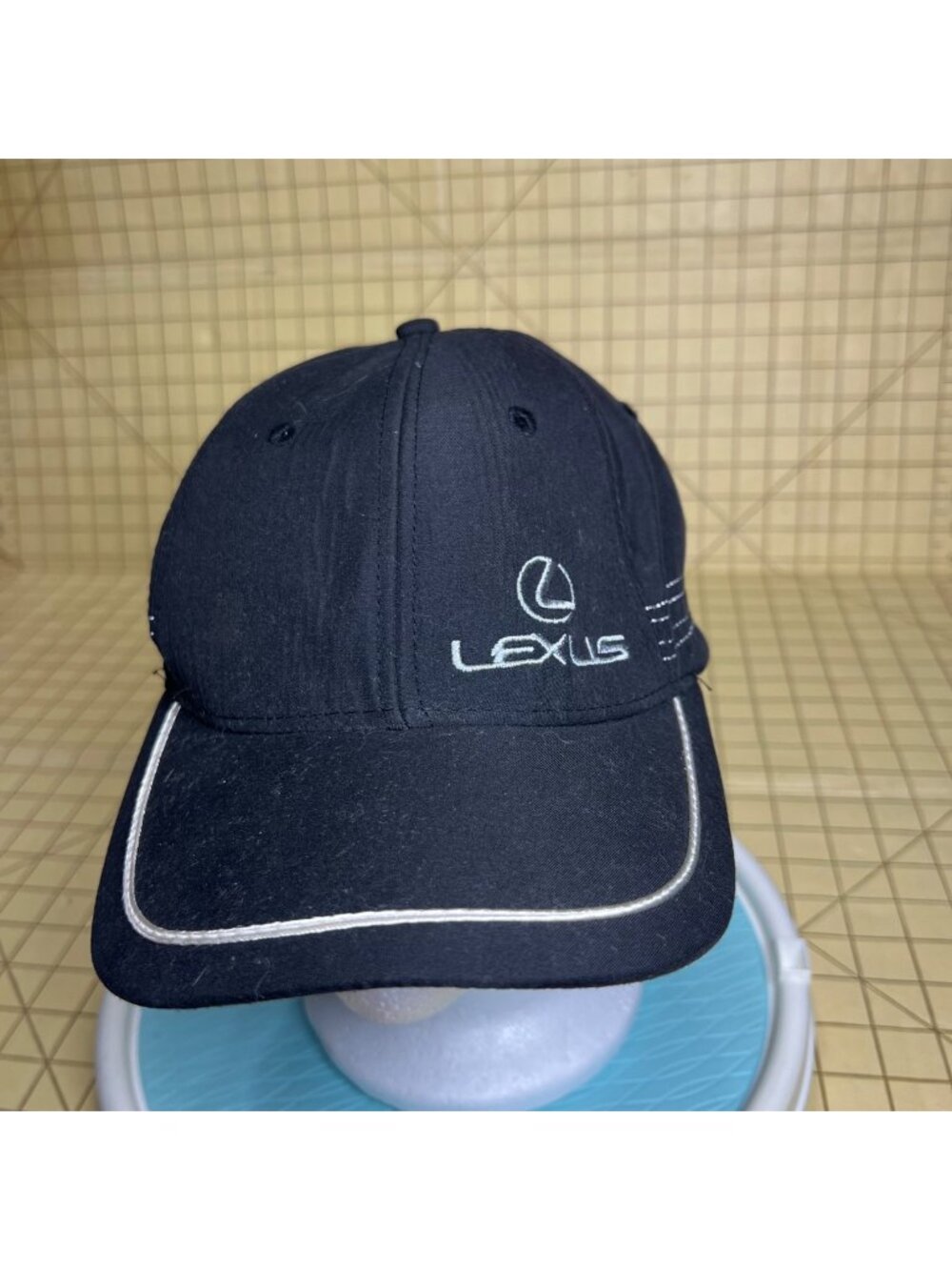 Lexus Black Adjustable Baseball Cap With Embroidered Logo & Reflective Accents